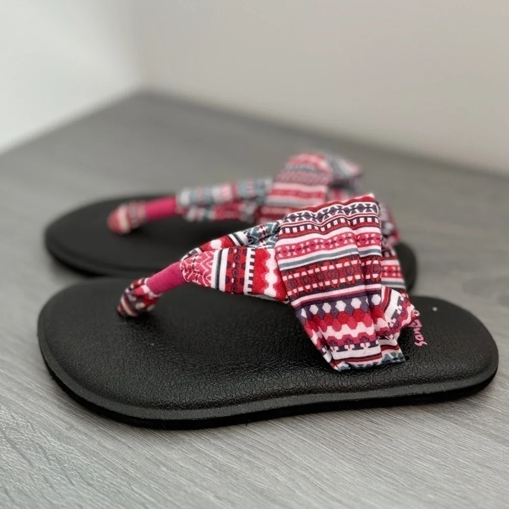 Sanuk Yoga Girl Sling Summer Spring Sandals Shoes - Kids' Y13